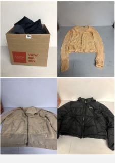 BOX OF PREMIUM DESIGNER CLOTHING IN VARIOUS SIZES & STYLES - APPROX RRP £500