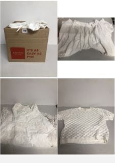 BOX OF PREMIUM DESIGNER CLOTHING IN VARIOUS SIZES & STYLES - APPROX RRP £500