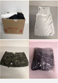 BOX OF PREMIUM DESIGNER CLOTHING IN VARIOUS SIZES & STYLES - APPROX RRP £500