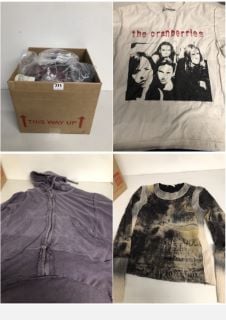 BOX OF PREMIUM DESIGNER CLOTHING IN VARIOUS SIZES & STYLES - APPROX RRP £500