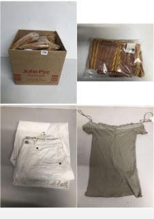 BOX OF PREMIUM DESIGNER CLOTHING IN VARIOUS SIZES & STYLES - APPROX RRP £500