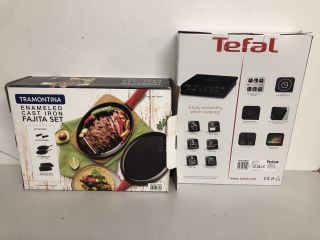 2 X ITEMS TO INCLUDE TEFAL EVERYDAY INDUCTION HOB