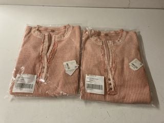 2 X COLT TOP IN ROSE PINK SIZE S - TOTAL RRP £116