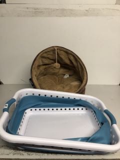 2 X ITEMS TO INCLUDE LAUNDRY BASKET