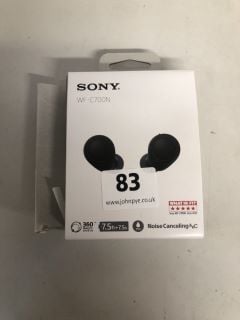 SONY NOISE CANCELLING WIRELESS EARBUDS WITH CHARGING CASE