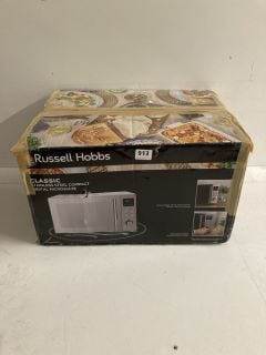 RUSSELL HOBBS CLASSIC STAINLESS STEEL COMPACT DIGITAL MICROWAVE