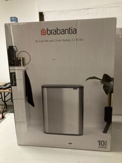 BRABANTIA BO TOUCH BIN WITH 2 INNER BUCKETS