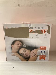 WARMER LUXURY FLEECE FULLY FITTED ELECTRIC BLANKET