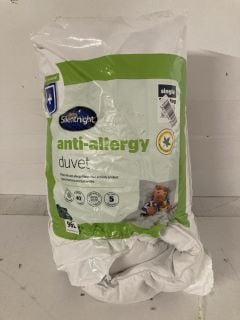 SILENTNIGHT ANTI-ALLERGY DUVET SIZE SINGLE