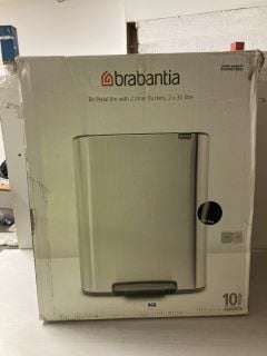 BRABANTIA BO TOUCH BIN WITH 2 INNER BUCKETS