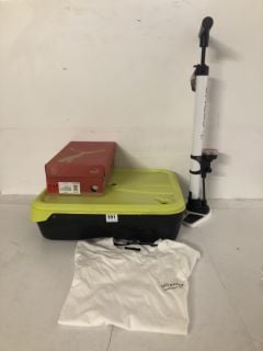 4 X ITEMS TO INCLUDE SPORTS BALL PUMP