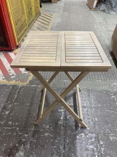 JOHN LEWIS FOLDING WOODEN TABLE