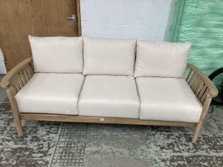 JOHN LEWIS BOARDWALK OUTDOOR SOFA WITH CUSHIONS RRP £769