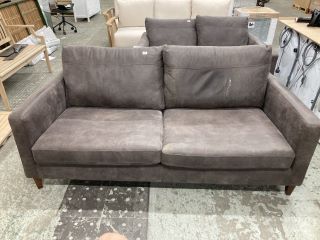 JOHN LEWIS BAILEY LARGE THREE-SEATER LEATHER SOFA RRP £1,698