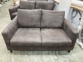 JOHN LEWIS BAILEY SMALL TWO-SEATER LEATHER SOFA RRP £1,448