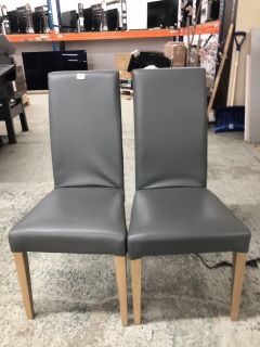 PAIR OF JOHN LEWIS ANYDAY DINING CHAIRS