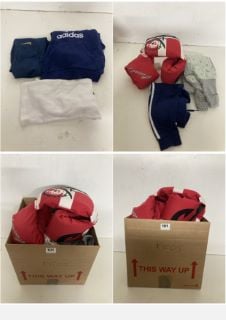 A BOX OF VARIOUS CHILDREN'S UNSEALED CLOTHING