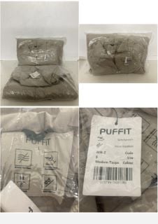 2 X PUFFIT PADDED COATS L