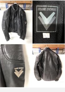 FRANK THOMAS UK44 LEATHER JACKET