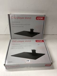 2 X DVD PLAYER STANDS