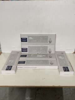 6 X SANDSTROM KEYBOARD AND MOUSE SETS