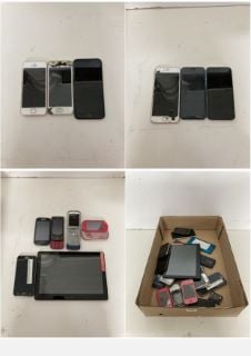 BOX OF MOBILE PHONES AND ASSOCIATED DEVICES