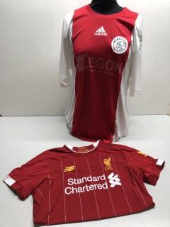 2 X FOOTBALL SHIRTS TO INCLUDE LFC L