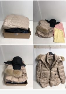 A BOX OF MEN'S AND WOMEN'S UNSEALED CLOTHING