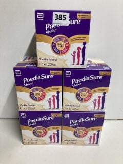 5 X BOXES OF PAEDIA SURE SHAKES VANILLA FLAVOUR BBE:10-2024