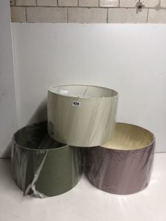 3 X JOHN LEWIS LAMPSHADES