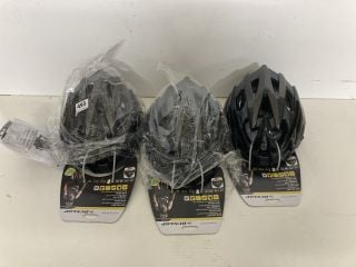 3 X DUNLOP CYCLING HELMETS