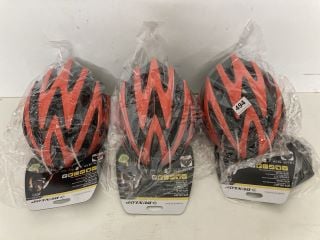 3 X DUNLOP CYCLING HELMETS