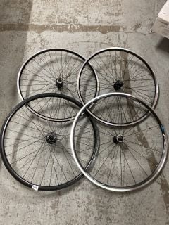 4 X CYCLE WHEELS TO INCLUDE SHIMANO