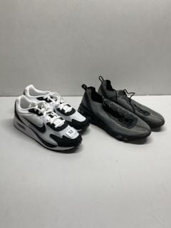 TWO PAIRS OF TRAINERS TO INCLUDE NIKE SIZE 8.5