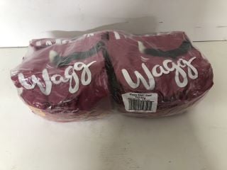 4 SACKS OF WAGG DOG FOOD BBE 14/10/24