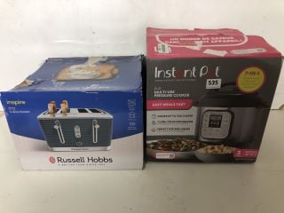 INSTANT POT PRESSURE COOKER AND A TOASTER