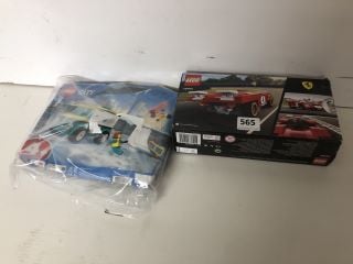 2 X LEGO SETS TO INCLUDE FERRARI