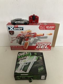 TOYS AND GAMES TO INCLUDE XSHOT HYPER GEL