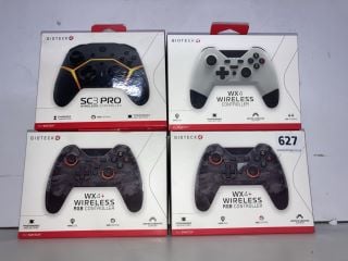 4 X GIOTECK GAMES CONTROLLERS