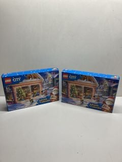 2 X LEGO CITY  60436 ADVENT CALENDERS