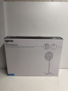 IGENIX 16 INCH PEDESTAL FAN