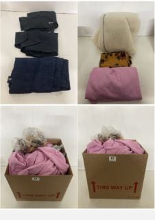 A BOX OF VARIOUS MEN'S AND WOMEN'S UNSEALED CLOTHING