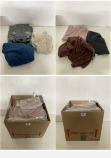 A BOX OF VARIOUS MEN'S AND WOMEN'S UNSEALED CLOTHING