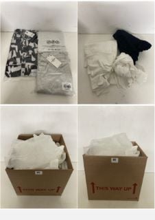 A BOX OF VARIOUS MEN'S AND WOMEN'S UNSEALED CLOTHING