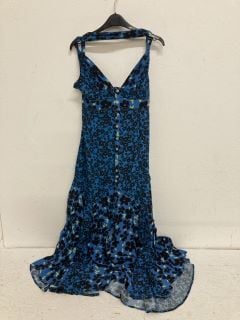 DREWBERRY MAXI DRESS SIZE: S RRP: £140 (BLUE)