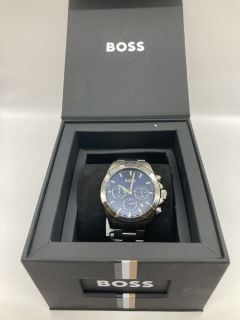 BOSS MENS WATCH WITH BLUE DIAL