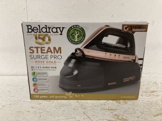 BELDRAY STEAM SURGE PRO ROSE GOLD SPECIAL EDITION XL 1.2 L WATER TANK