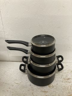 2 X 15 PIECE NON-STICK COOKWARE SET