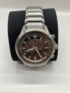 CITIZEN ECO-DRIVE TITANIUM MENS WATCH TACHYMETER