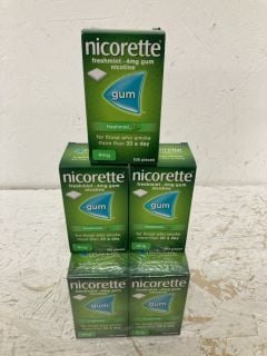 QTY OF NICORETTE FRESH MINT 10-2024